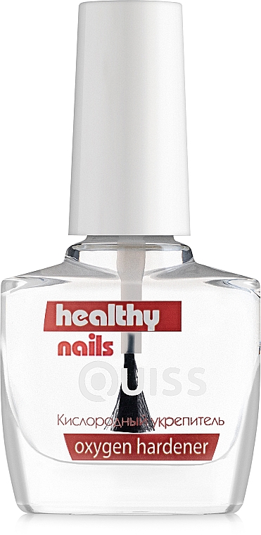 Wzmacniacz lakieru do paznokci - Quiss Healthy Nails №14 Oxygen Hardener — Zdjęcie N1