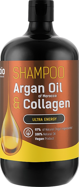 Szampon do włosów z olejem arganowym i kolagenem - Bio Naturell Argan Oil of Morocco & Collagen Ultra Energy Shampoo — Zdjęcie N2