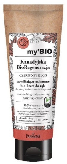 Nawilżająco-ochronny bio-krem do rąk - Farmona My’Bio Canadian Regeneration Hand Bio-Cream — Zdjęcie N1