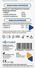 Paski testowe do określania poziomu ketonów we krwi, 10 szt. - Diather Diagnostics & Therapy MultiSure GK Ketone — Zdjęcie N3