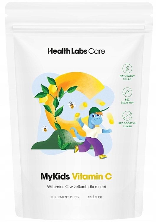 Suplement diety dla dzieci Witamina C, żelki - Health Labs Care MyKids Vitamin C — Zdjęcie N1