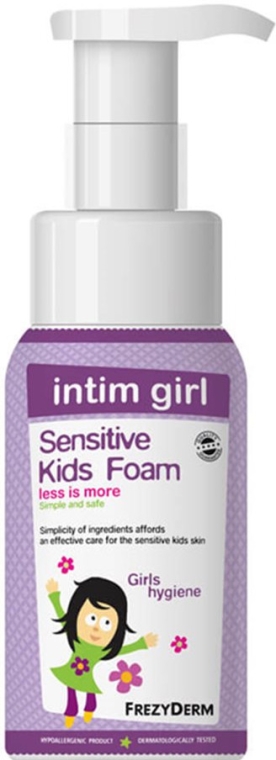 Pianka do higieny intymnej dla dziewczynek - Frezyderm Sensitive Kids Intim Girl Foam — Zdjęcie N1