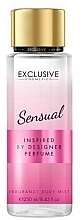 Spray do ciała - Exclusive Cosmetics Sensual Fragrance Body Mist — Zdjęcie N1