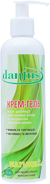 Krem-żel do ciała po depilacji - Danins Nature Line — Zdjęcie N1