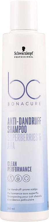 Szampon przeciwłupieżowy wzbogacony o superjagody i kwasy AHA - Schwarzkopf Professional BC Bonacure Anti-Dandruff Shampoo Superberries & AHA — Zdjęcie N1