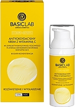 Antyoksydacyjny krem rozjaśniający i wygładzający z witaminą C - BasicLab Dermocosmetics Complementis — Zdjęcie N1