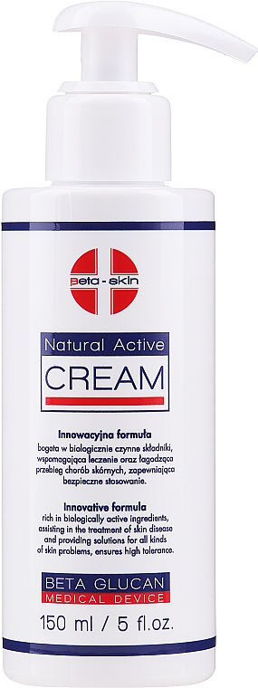Aktywny krem łagodzący przebieg chorób skórnych - Beta-Skin Natural Active Cream — Zdjęcie N5
