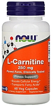 Kup Kapsułki L-karnityna, 250 mg - Now Foods L-Carnitine
