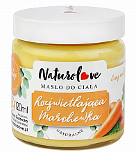 Masło do ciała Rozświetlająca marchewka - Naturolove Body Butter — Zdjęcie N1