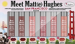 Kup Zestaw matowych pomadek w płynie - TheBalm Meet Matt(e) Hughes Mini Kit San Francisco (lipstick/6x1,2ml)