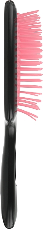 Szczotka do włosów, czarna z jasnoróżowymi zębami - Kodi Professional Soft Touch Hairbrush — Zdjęcie N3