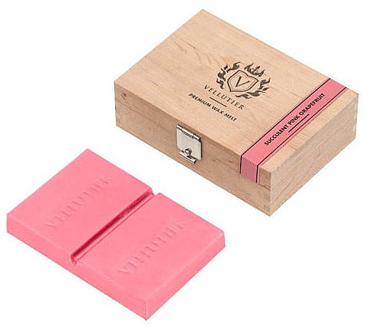 Wosk zapachowy do kominka Soczysty różowy grejpfrut - Vellutier Succulent Pink Grapefruit Premium Wax Melt — Zdjęcie N1