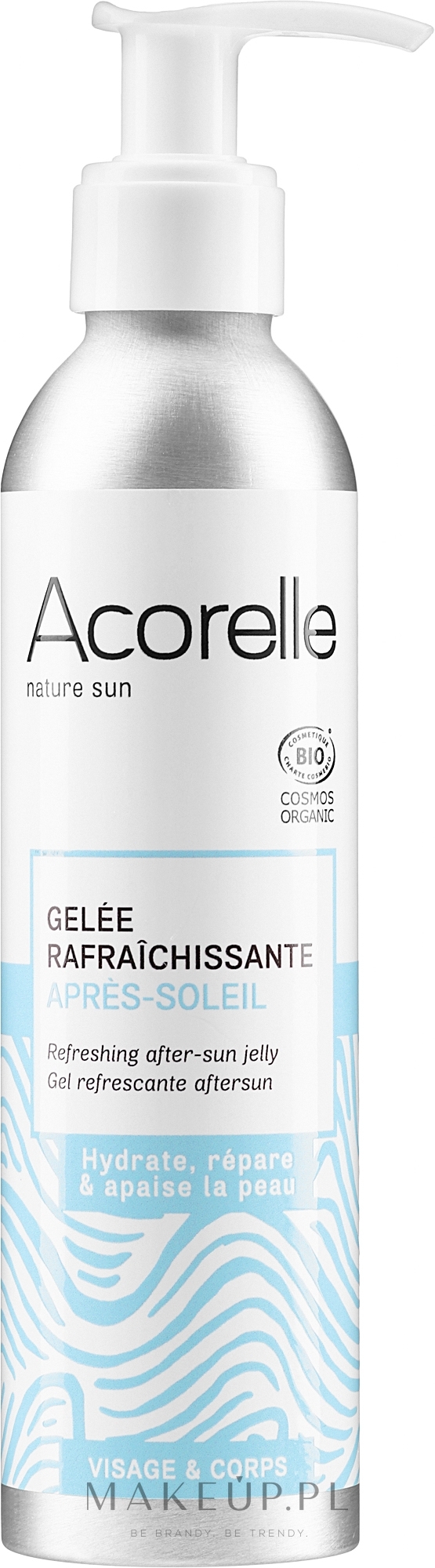 Odświeżający żel po opalaniu do twarzy i ciała - Acorelle Refreshing After Sun Jelly — Zdjęcie 200 ml