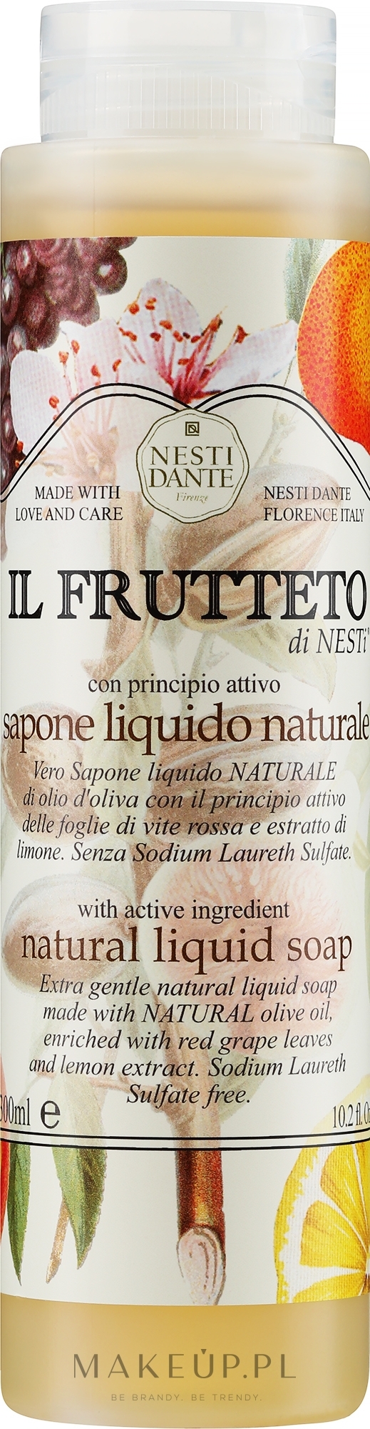 Żel pod prysznic Naturalny - Nesti Dante Il Frutteto Bath & Shower Natural Liquid Soap — Zdjęcie 300 ml