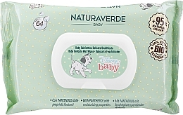 Chusteczki dla dzieci, 64 szt. - Naturaverde Baby Disney Bio Delicate Wipes Dumbo — Zdjęcie N1