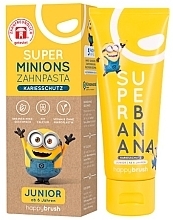 Kup Pasta do zębów dla dzieci Minionki, banan - HappyBrush Super Minions Banana