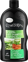 Rewitalizujący i łagodzący szampon do włosów suchych i zniszczonych z wyciągiem z aloesu i migdałów - Naturaphy — Zdjęcie N1