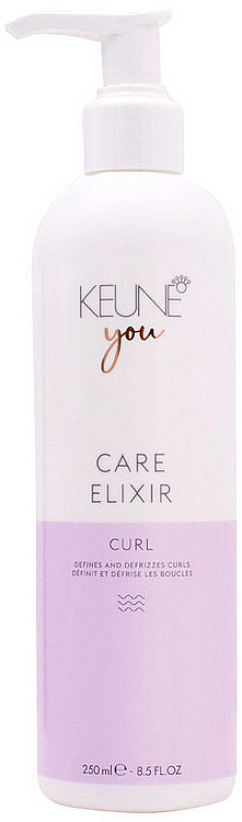 Nawilżający eliksir do włosów kręconych - Keune You Care Elixir Smooth — Zdjęcie N1