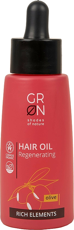 Olejek do włosów - GRN Rich Elements Olive Hair Oil  — Zdjęcie N1