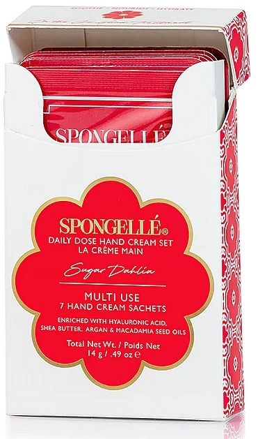 Zestaw - Spongelle Sugar Dahlia Hand Cream Set — Zdjęcie N2