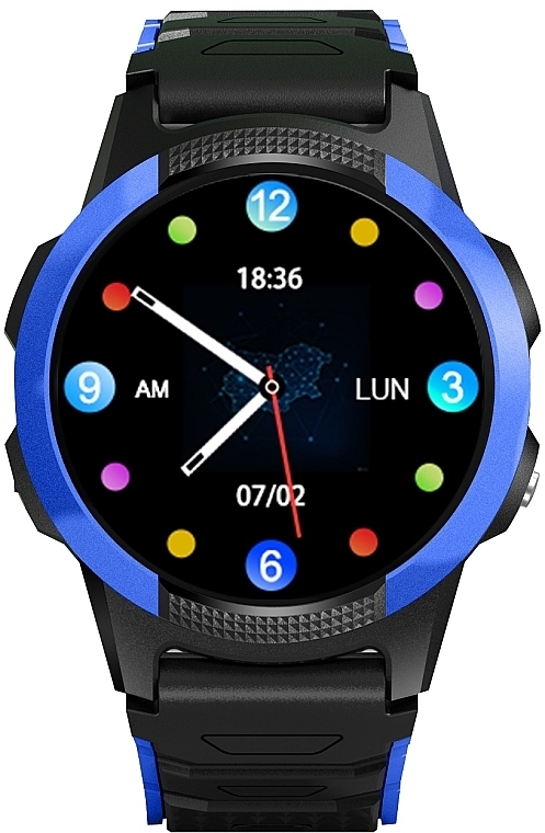 Inteligentny zegarek dla dzieci, niebieski - Garett Smartwatch Kids Focus 4G RT — Zdjęcie N2