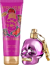 Police To Be #Freetodare - Zestaw (edp/40ml + lotion/100ml) — Zdjęcie N2