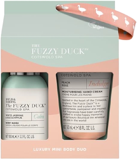 Zestaw - Baylis & Harding The Fuzzy Duck Cotswold Spa Luxury Mood Boosting Duo Gift Set (sh/gel/100ml + h/cr/50ml) — Zdjęcie N1