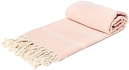 Ręcznik hammam, różowy - Yeye Soft Basic — Zdjęcie N1