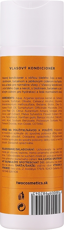 Odżywka do włosów z białą herbatą i neroli - Two Cosmetics Hair Conditioner — Zdjęcie N2