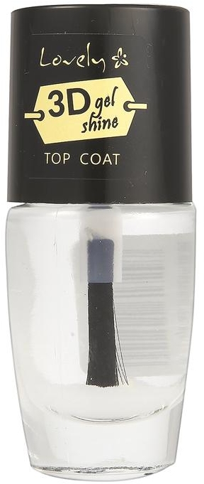 Top coat do paznokci - Lovely 3D Shine — Zdjęcie N1