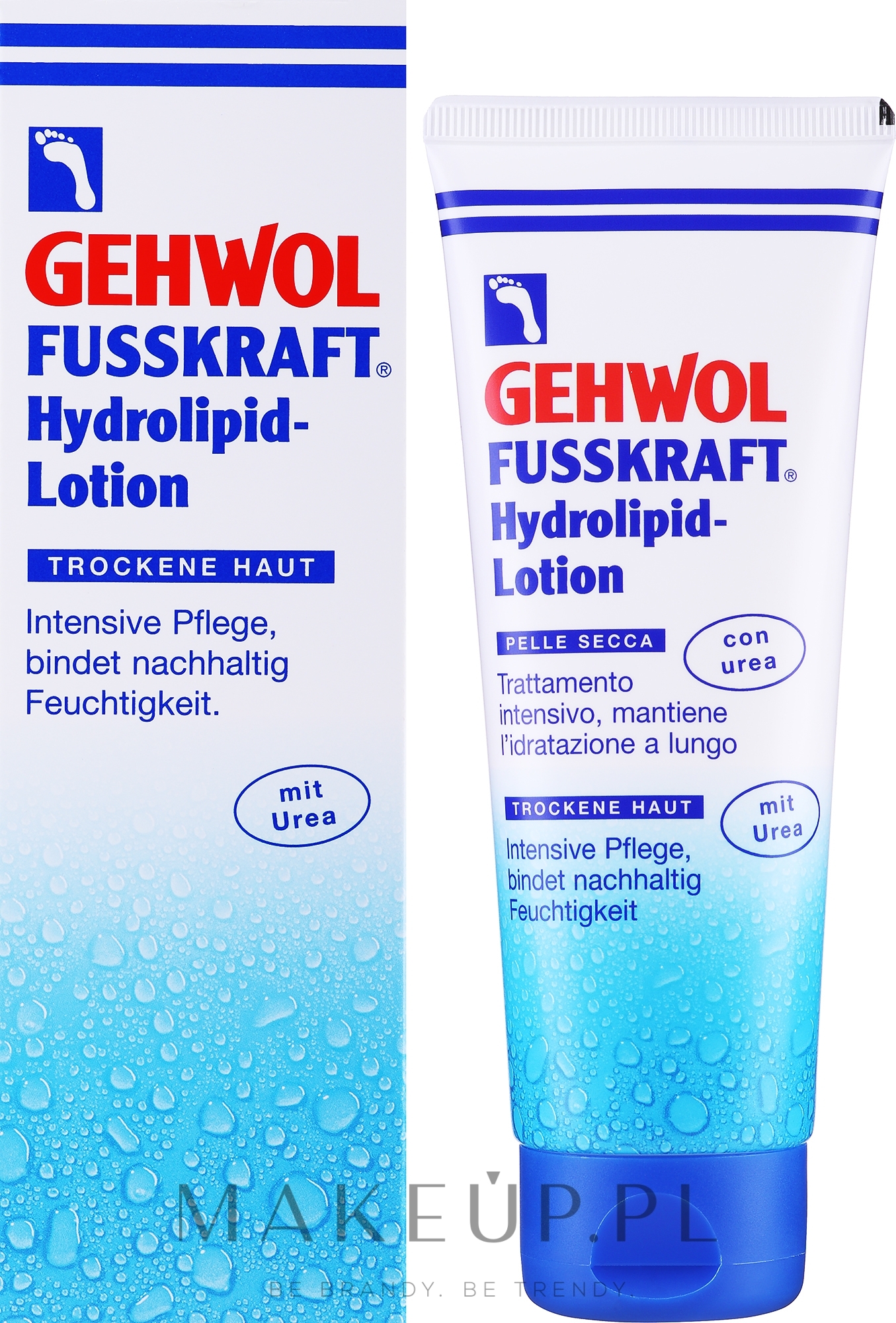 Lotion hydrolipidowy z ceramidami - Gehwol Fusskraft hydrolipid lotion — Zdjęcie 125 ml