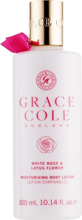 Nawilżający balsam do ciała Biała róża i kwiat lotosu - Grace Cole White Rose & Lotus Flower Body Lotion — Zdjęcie N1
