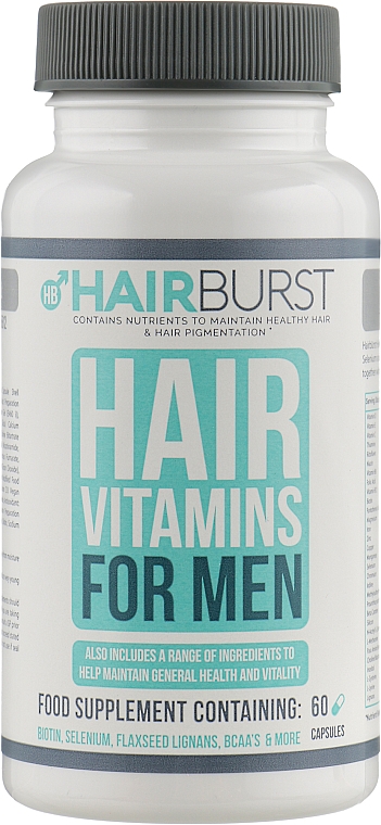 Witaminy w kapsułkach na wzrost i wzmocnienie włosów dla mężczyzn - Hairburst For Men Hair Vitamins — Zdjęcie N1