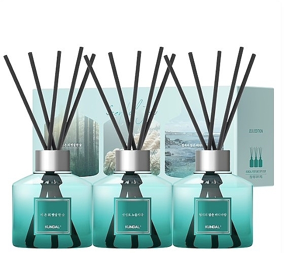 Zestaw dyfuzorów zapachowych - Kundal Perfume Diffuser Jeju Edition — Zdjęcie N1