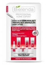 Kup Zestaw Zabieg silnie odmładzający i redukujący zmarszczki - Bielenda Professional Home Expert Intensely Rejuvenating And Wrinkle-Reducing Treatment (micellar/5ml + peel/10ml + serum/2ml + mask/10ml + cr/10ml)