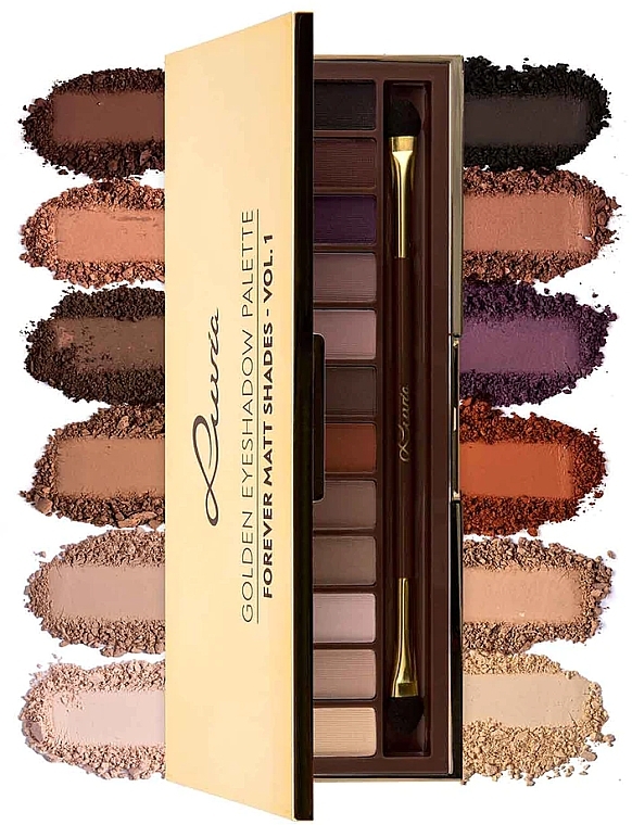 Paleta cieni do powiek - Luvia Cosmetics Forever Matte Shades Eyeshadow Palette — Zdjęcie N2