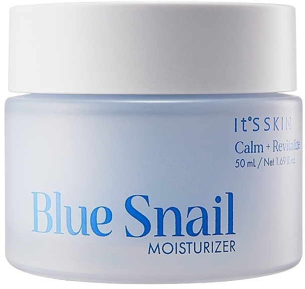 Lekki nawilżający krem do twarzy - It's Skin Calm + Revitalize Blue Snail Moisturizer — Zdjęcie N1