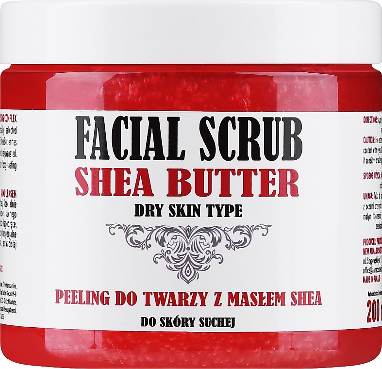 Peeling do twarzy z masłem shea - Fergio Bellaro Facial Scrub Shea Butter — Zdjęcie N1