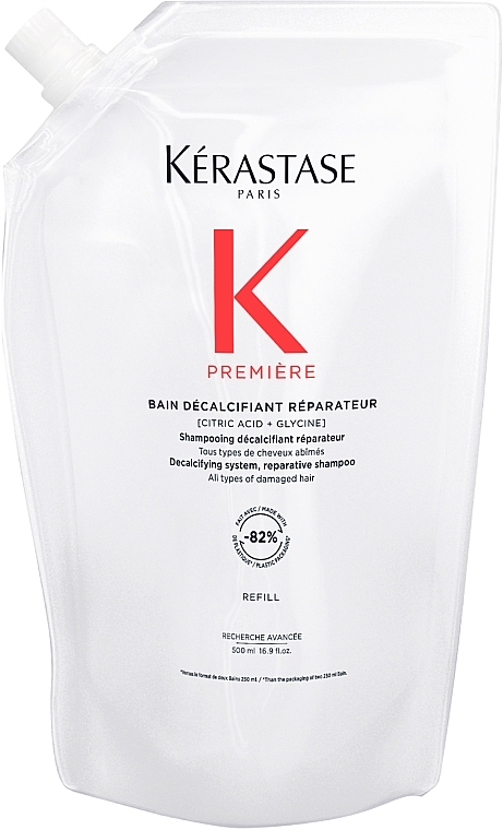 Odwapniający szampon-kąpiel regenerująca do każdego rodzaju zniszczonych włosów - Kerastase Premiere Decalcifying Repairing Shampoo (uzupełnienie) — Zdjęcie N1