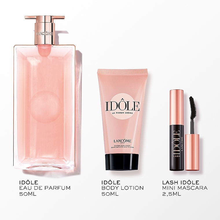 Lancome Idole - Zestaw (edp/50ml + b/cr/50ml + mascara/2.5 ml) — Zdjęcie N5