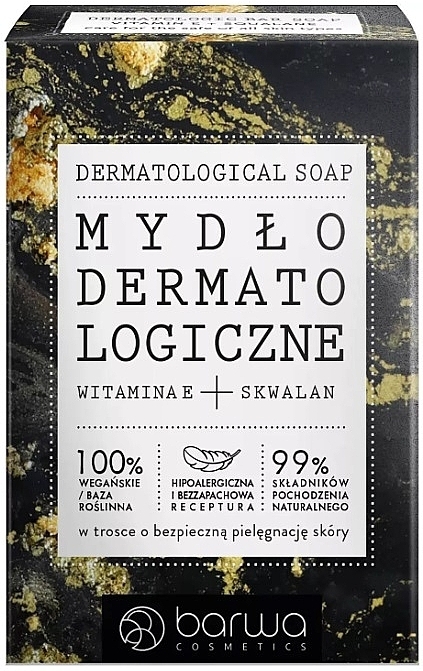 PRZECENA! Mydło w płynie z oliwą z oliwek i mandarynką - Barwa Dermatological Soap Vitamin E And Squalane Premium * — Zdjęcie N1