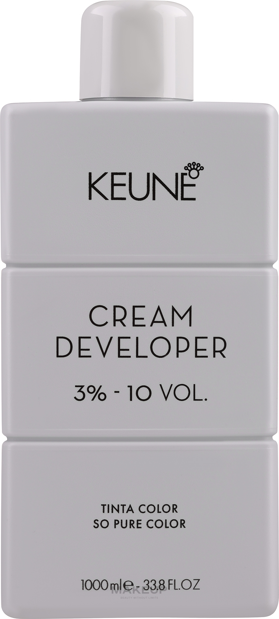 Krem-utleniacz 3% - Keune Tinta Cream Developer 3% 10 Vol — Zdjęcie 1000 ml