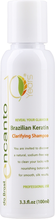 Szampon w kostce do skóry normalnej i skłonnej do przetłuszczania się - Encanto Brazilian Keratin Clarifying Shampoo — Zdjęcie N1