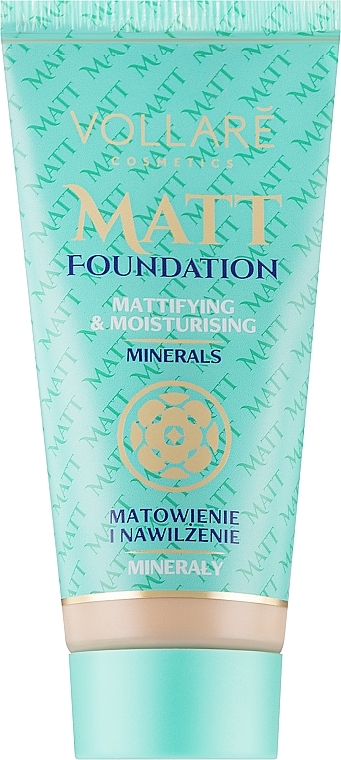 Korektor do twarzy - Vollare Long-Lasting Mattifying Foundation Matt — Zdjęcie N1