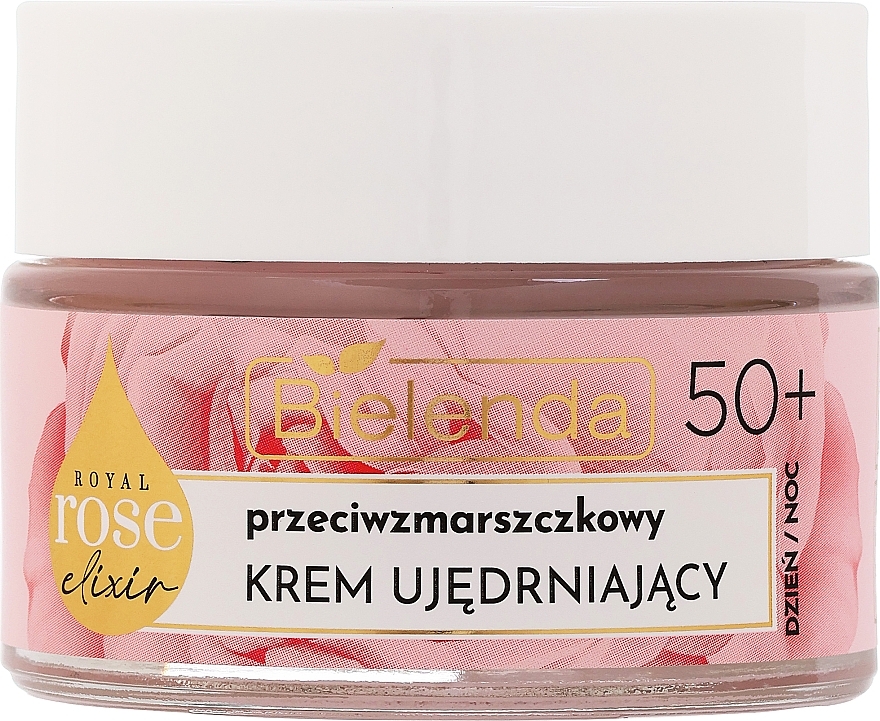 Ujędrniający krem do twarzy 50+ - Bielenda Royal Rose Elixir Face Cream — Zdjęcie N1