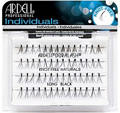 Kępki rzęs bez węzełków - Ardell Individuals Duralash Knot-Free Naturals Long Black — Zdjęcie N1