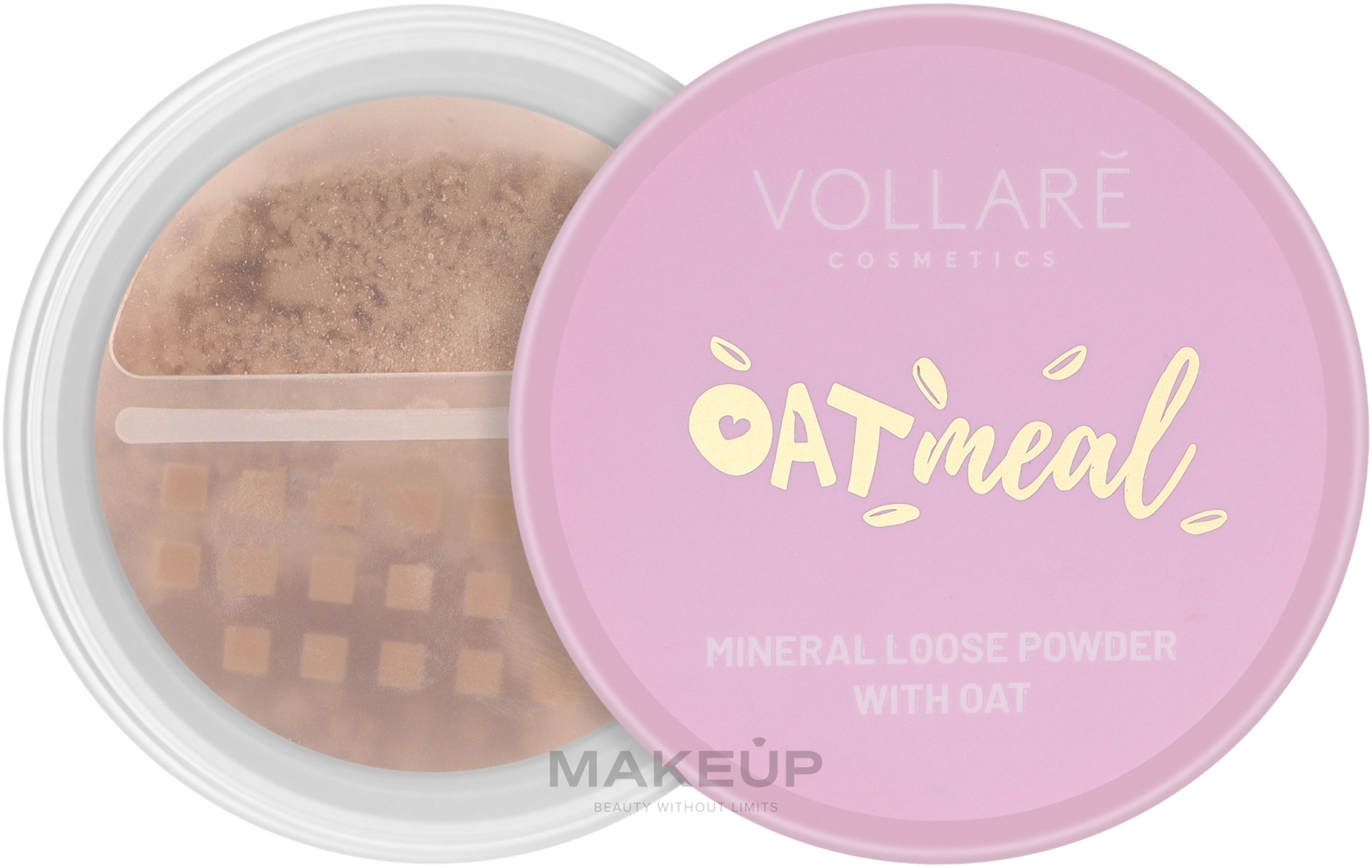 Owsiany puder sypki do twarzy - Vollare Oat Meal Mineral Loose Powder With Oat — Zdjęcie 00