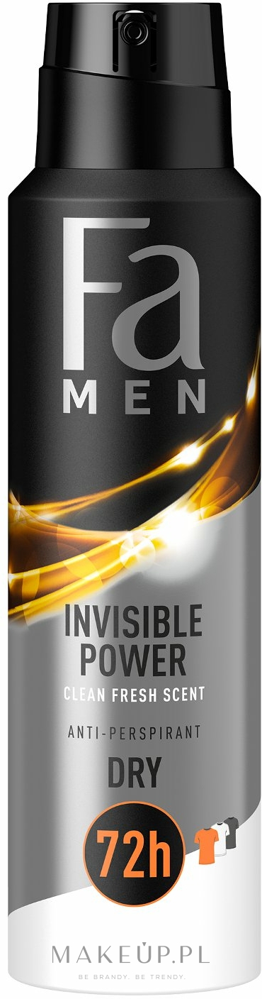Antyperspirant w sprayu dla mężczyzn - Fa Men Xtreme Invisible Antiperspirant Spray — Zdjęcie 150 ml