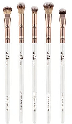 Zestaw pędzli do makijażu, 5 szt. - Luvia Essential Eye Set  — Zdjęcie N1