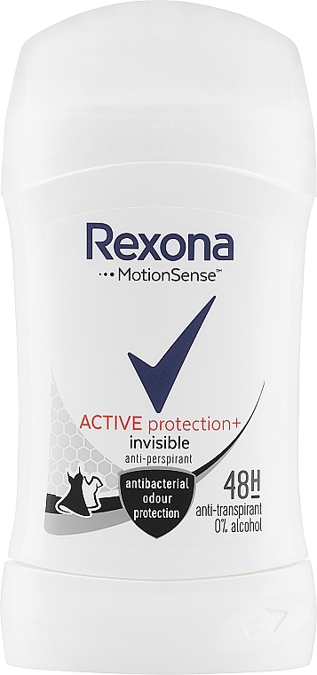 Antyperspirant w sztyfcie - Rexona Motionsense Active Protection Invisible